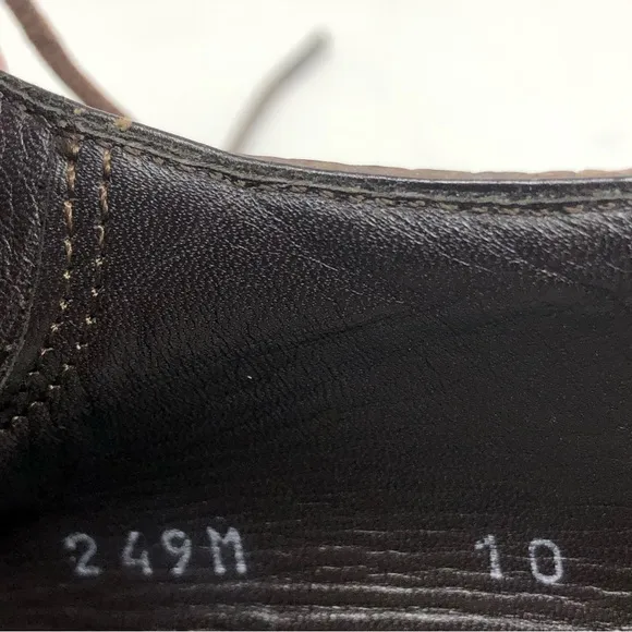 Mezlan Platinum Genuine Leather Brown Oxfords