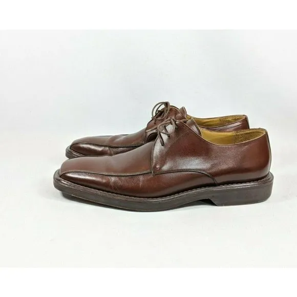 Mezlan Salamanca Square Toe Oxfords Men's Size 9 M Brown Leather Shoes