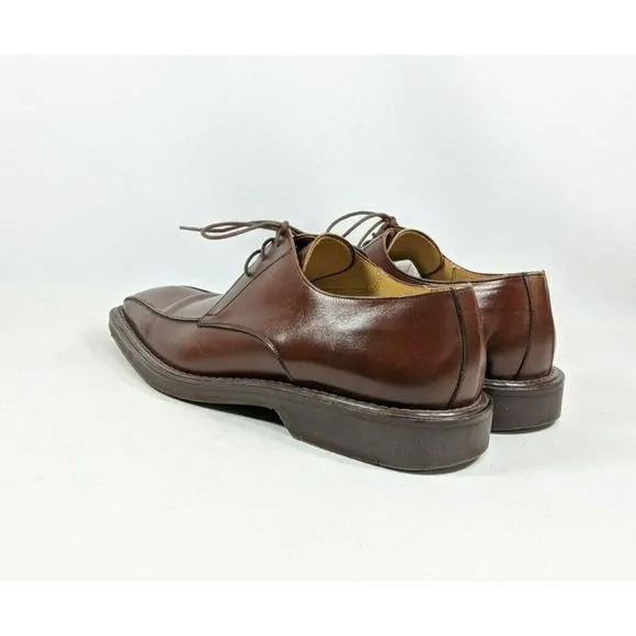 Mezlan Salamanca Square Toe Oxfords Men's Size 9 M Brown Leather Shoes