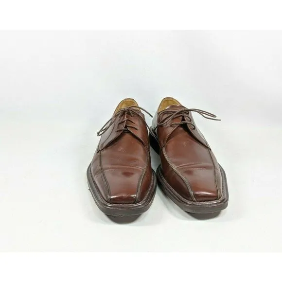 Mezlan Salamanca Square Toe Oxfords Men's Size 9 M Brown Leather Shoes