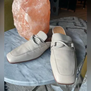 M.Gemi Silvia Mules – Italian Leather Slip-Ons – Size 9.5