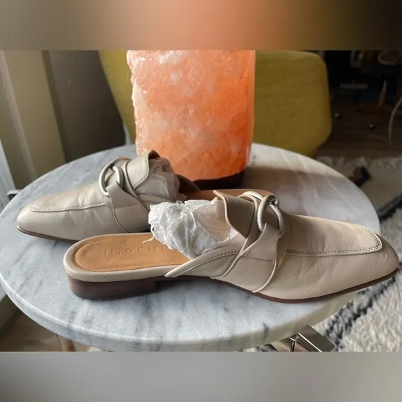 M.Gemi Silvia Mules – Italian Leather Slip-Ons – Size 9.5