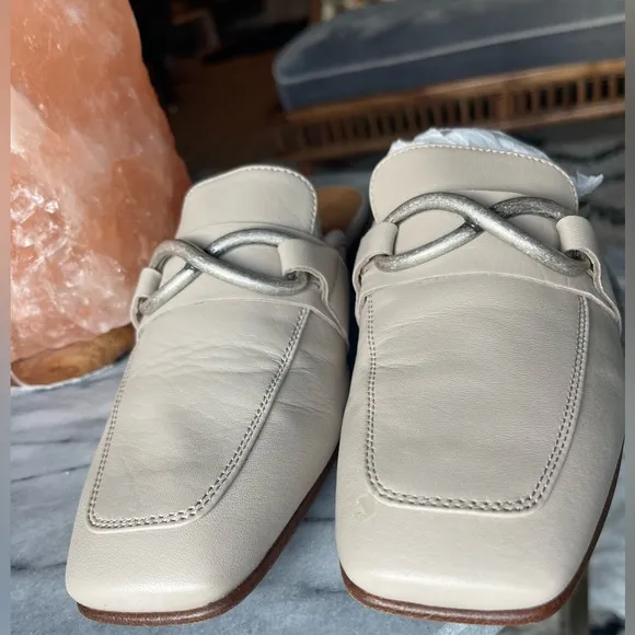 M.Gemi Silvia Mules – Italian Leather Slip-Ons – Size 9.5