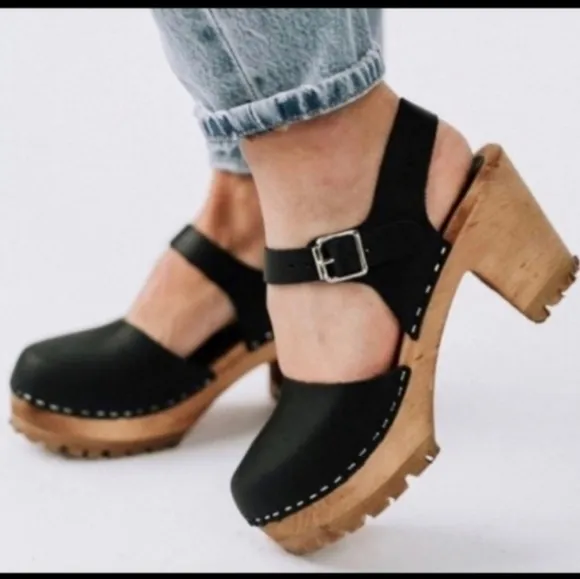 MIA Abba Swedish wooden clogs
