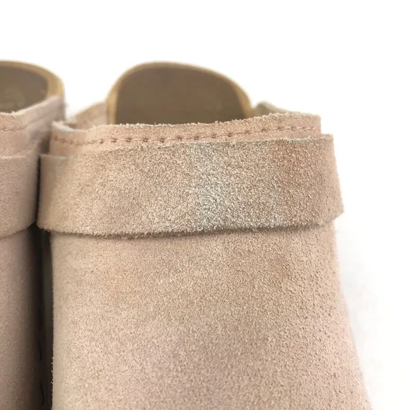 MIA Alma Pink Suede Wooden Swedish Clogs EUR 40