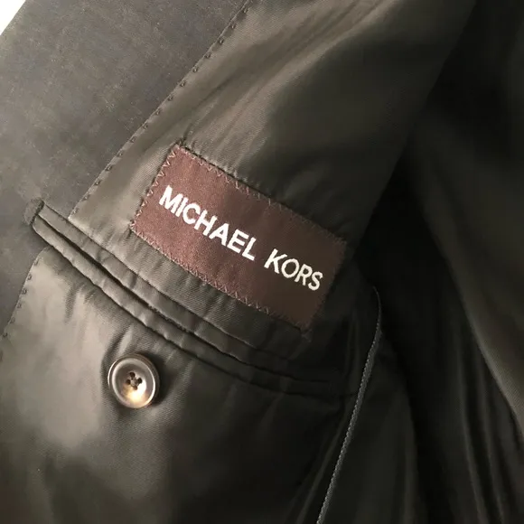 Michael KORS Gray Plaid Fit Blazer Sport Coat