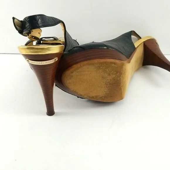 MICHAEL Michael Kors Slingback Peep Toe Size 8.5. S574