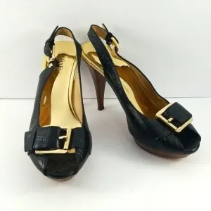 MICHAEL Michael Kors Slingback Peep Toe Size 8.5. S574