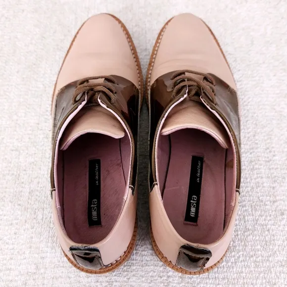 MIISTA Rose Gold Oxfords