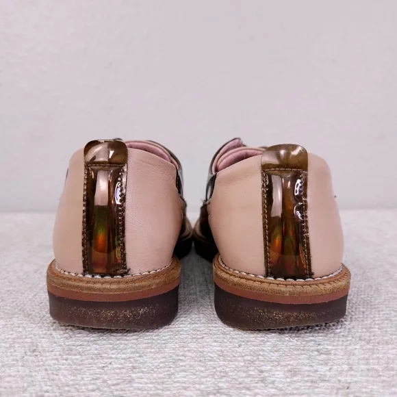 MIISTA Rose Gold Oxfords