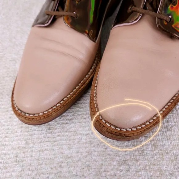 MIISTA Rose Gold Oxfords