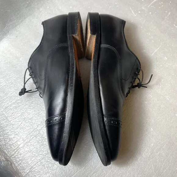 MINT Brooks Brothers Men’s 11.5 D Oxford Fifth Avenue Dress Shoes Black Black