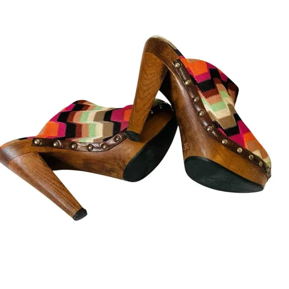 MISSONI TESSUTO MULTI COLOR CLOGS