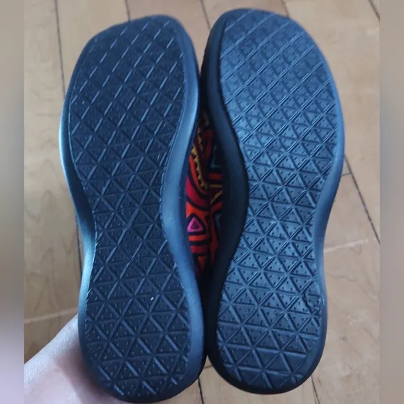 Molas4U Kuna Molas Colorful African Style Textile Embroidered Slip-On Mules