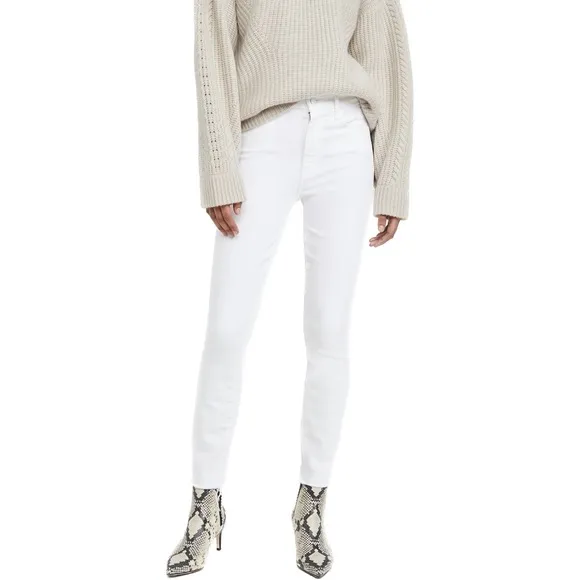 MOTHER NWT High Waisted Looker Ankle Fray Jeans