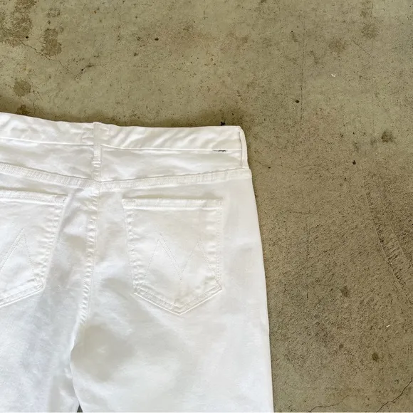MOTHER NWT High Waisted Looker Ankle Fray Jeans