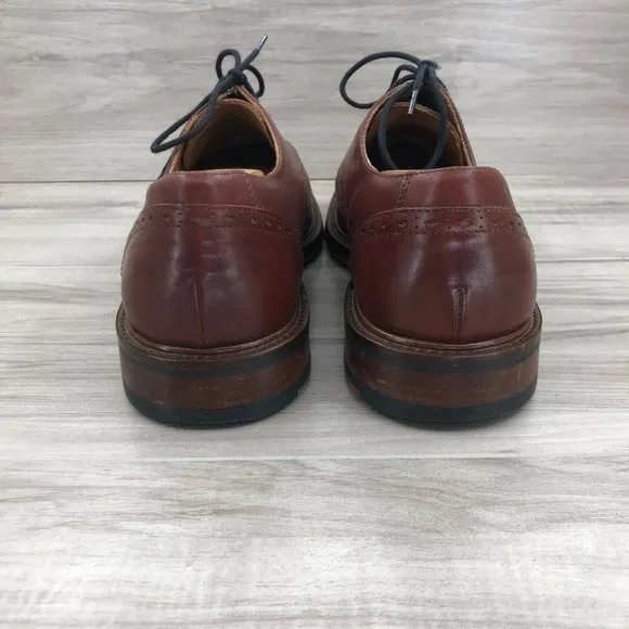 Mr. B's Aldo Oxfords Mens 12 Brown Leather Wingtip Derby Dress Shoes