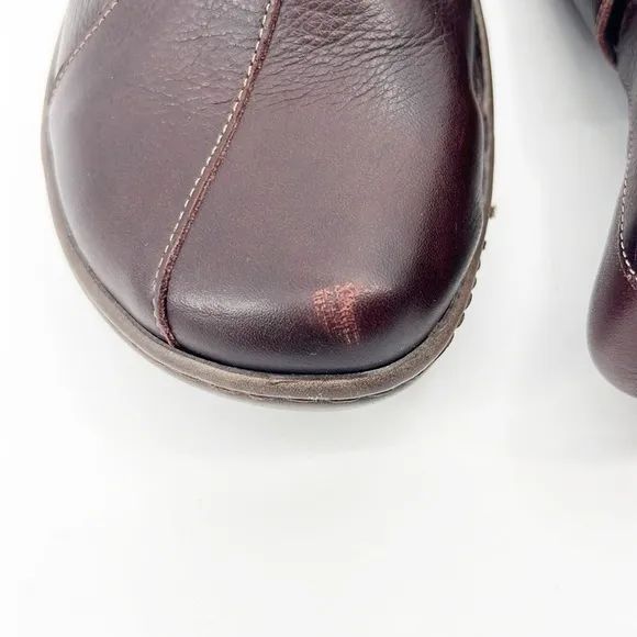Naot Leather Slip-Ons Lagoon Brown Leather Combo size 41 US 10