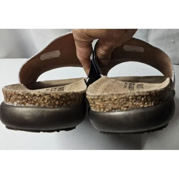 NAOT‎  Women's Skylar Slide Sandal Golden Python Leather 41/L10