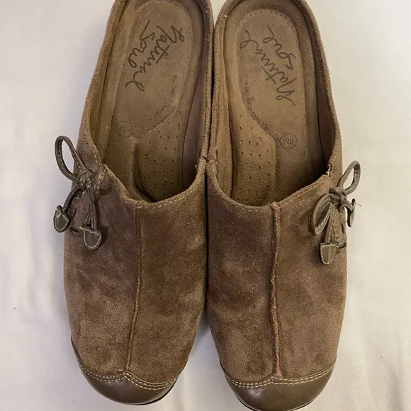 NATURAL SOUL by NATURALIZER  Fanner Mule Women’s Slip on Woven Shoes Size 8