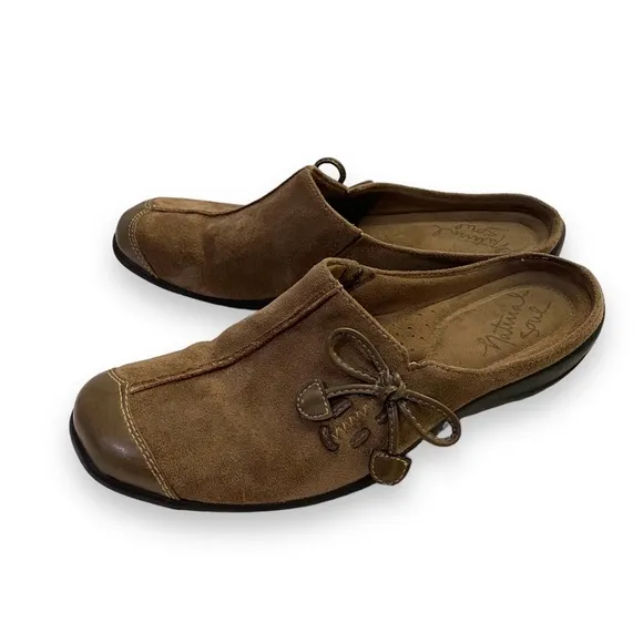 NATURAL SOUL by NATURALIZER  Fanner Mule Women’s Slip on Woven Shoes Size 8