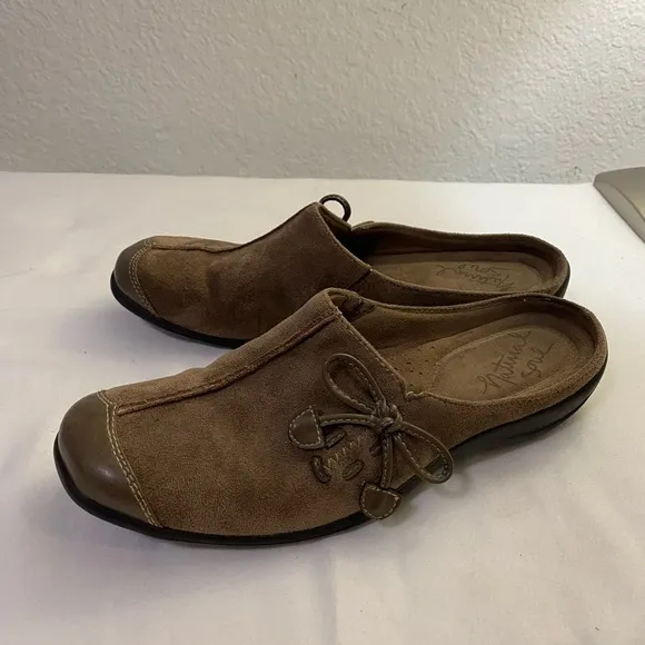 NATURAL SOUL by NATURALIZER  Fanner Mule Women’s Slip on Woven Shoes Size 8