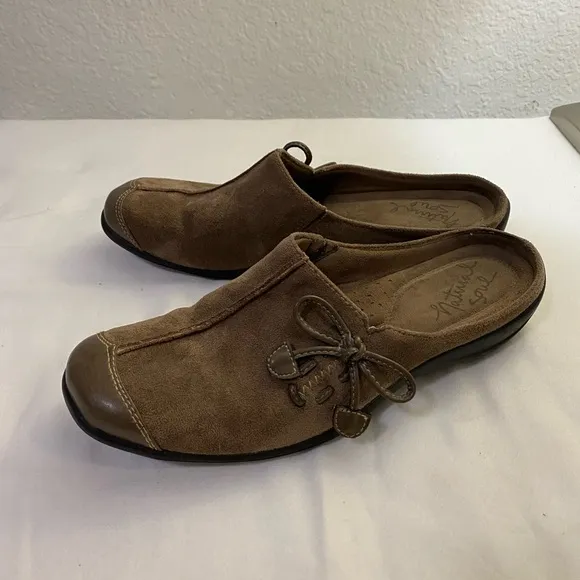 NATURAL SOUL by NATURALIZER  Fanner Mule Women’s Slip on Woven Shoes Size 8