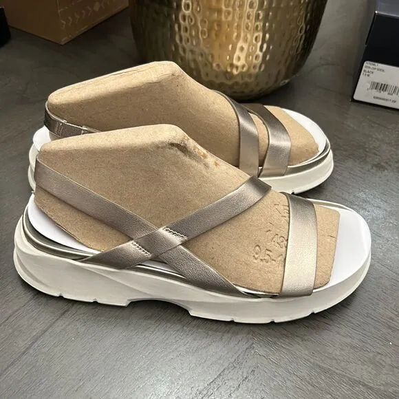 Naturalize Warm Silver Jubalee Sandal