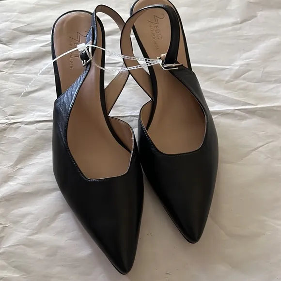 Naturalizer 27 EDIT Naturalizer Felicia Leather Slingback Dress Heels