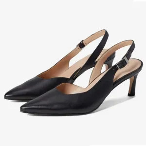 Naturalizer 27 EDIT Naturalizer Felicia Leather Slingback Dress Heels