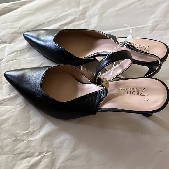 Naturalizer 27 EDIT Naturalizer Felicia Leather Slingback Dress Heels