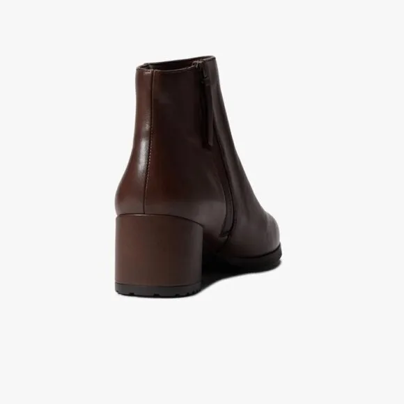 NATURALIZER Bay Chocolate Waterproof Leather (WIDE)