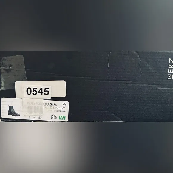 Naturalizer Darry Bootie Black Size 9.5W New in Box