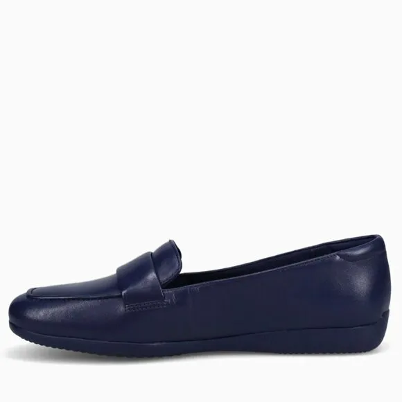 NATURALIZER Gen N Flow Moccasin in Haven Blue Leather (WIDE)