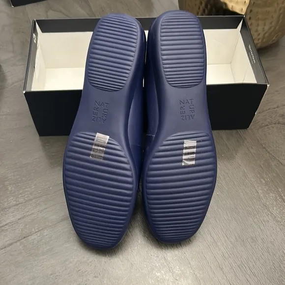 NATURALIZER Gen N Flow Moccasin in Haven Blue Leather (WIDE)