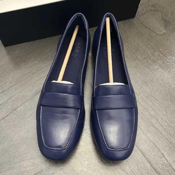 NATURALIZER Gen N Flow Moccasin in Haven Blue Leather (WIDE)