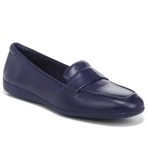 NATURALIZER Gen N Flow Moccasin in Haven Blue Leather (WIDE)