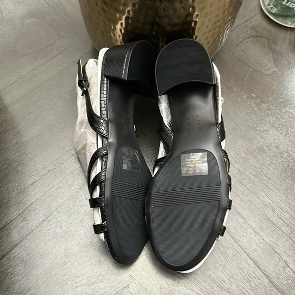 Naturalizer Jolee Black Snake (Wide)