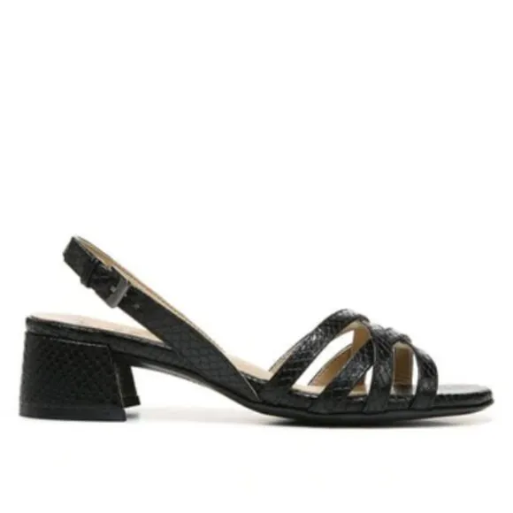 Naturalizer Jolee Black Snake (Wide)