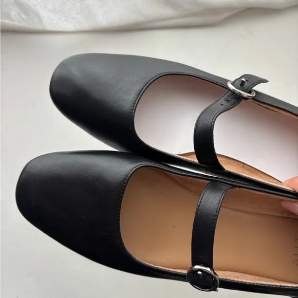 Naturalizer Kelly Mary Jean Ballet Flat Sz 9W Wide