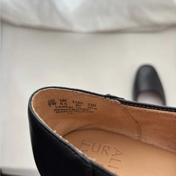 Naturalizer Kelly Mary Jean Ballet Flat Sz 9W Wide