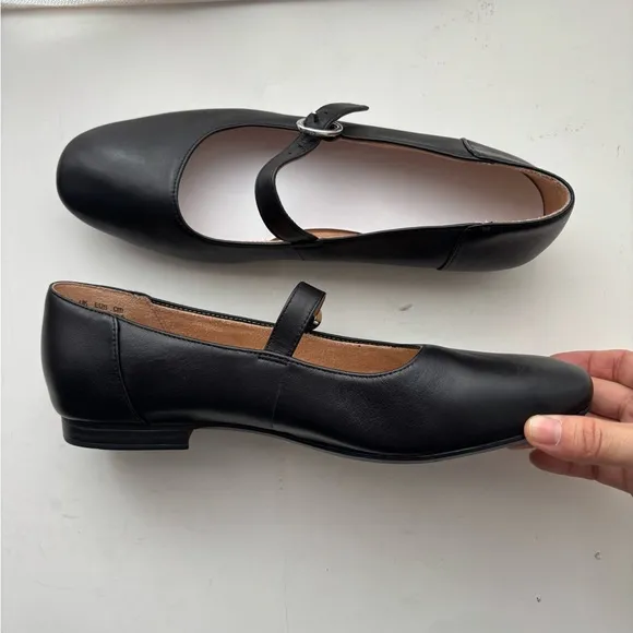 Naturalizer Kelly Mary Jean Ballet Flat Sz 9W Wide