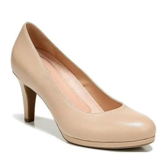 Naturalizer Michelle Leather Low Platform Pumps (WIDE)