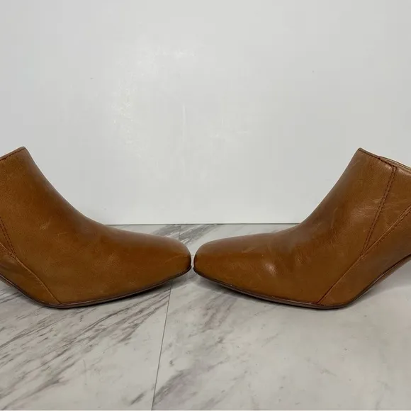 Naturalizer Paloma Brown Leather Square Toe Mule 8 1/2 M