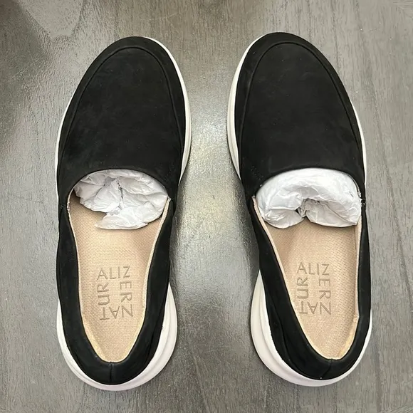 Naturalizer Slip-On Leather Sneakers - Ease NBCK (WIDE)