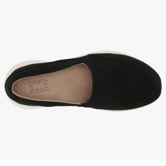 Naturalizer Slip-On Leather Sneakers - Ease NBCK (WIDE)