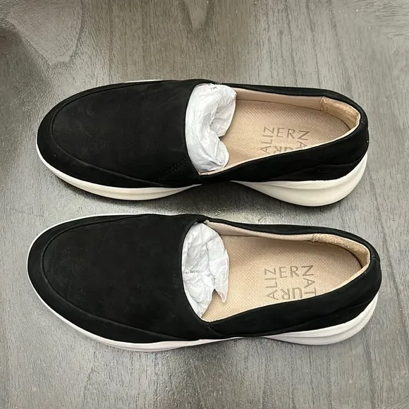 Naturalizer Slip-On Leather Sneakers - Ease NBCK (WIDE)