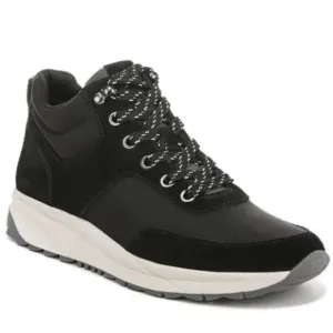 NATURALIZER  Sullivan Mid Top Oxford Sneaker - Black Grey Multi Suede