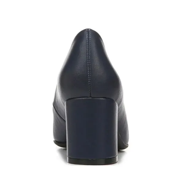 Naturalizer Warner Square Toe Pump French Navy (WIDE)