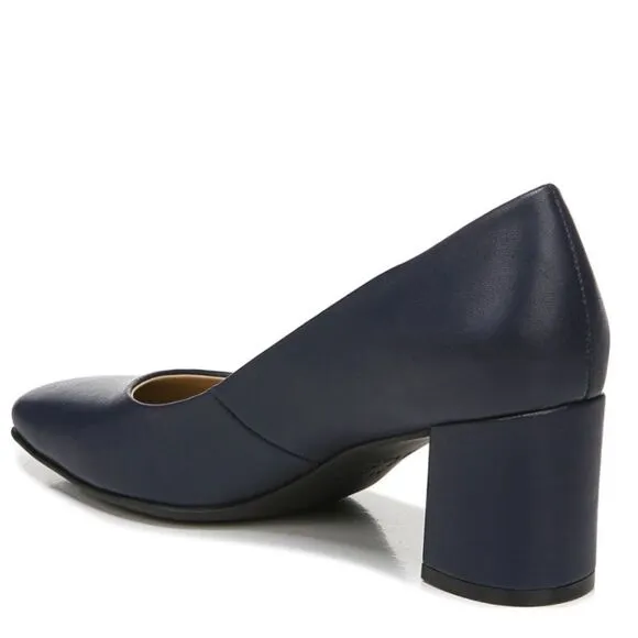 Naturalizer Warner Square Toe Pump French Navy (WIDE)